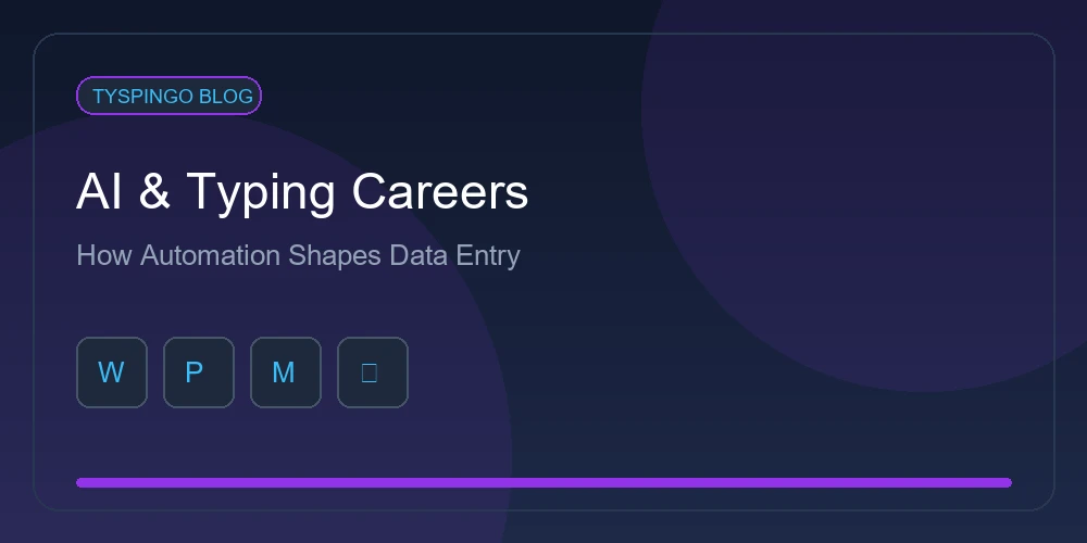 AI and Typing Jobs: How Automation Is Changing Data Entry & Transcription