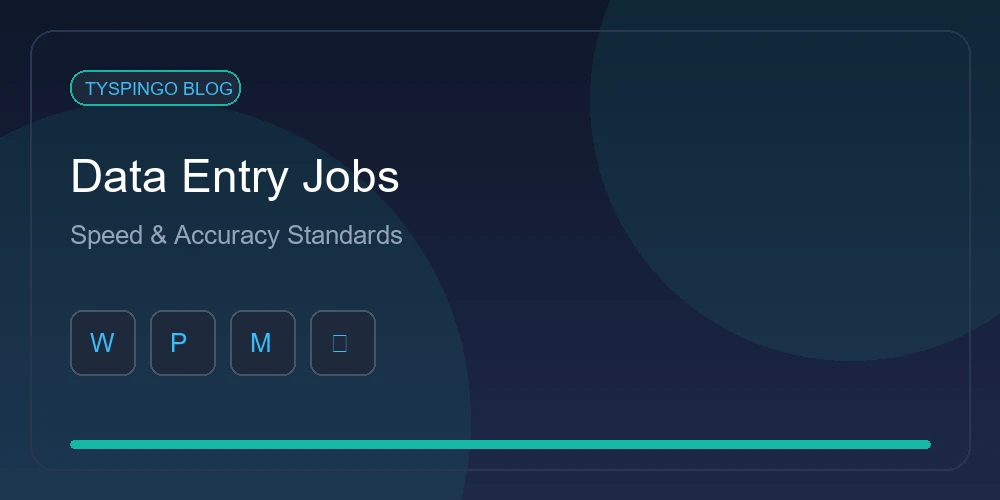 Typing Test for Data Entry Jobs & Keystrokes Per Hour (KPH) Guide